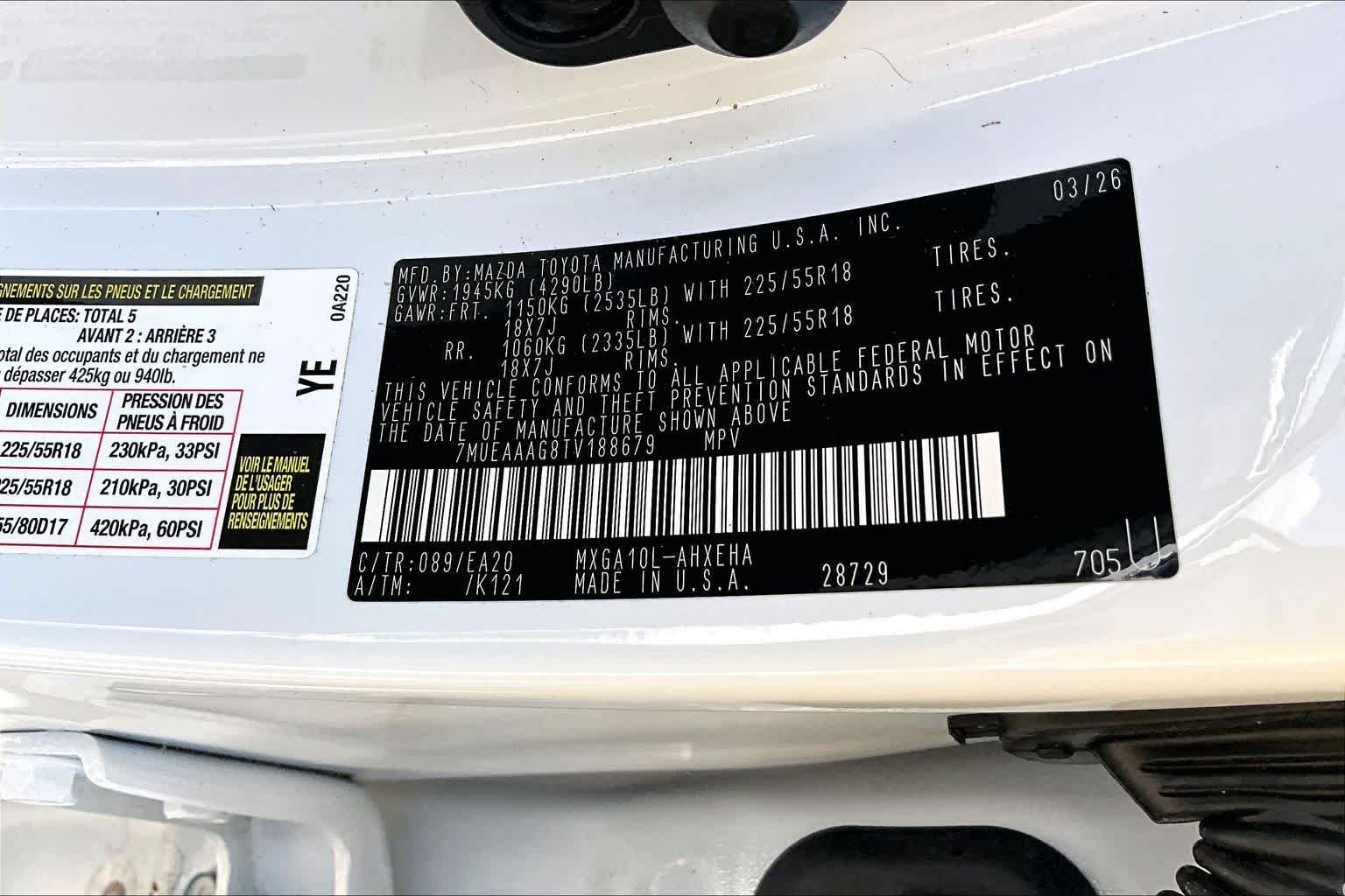Certified Used 2026 Wind Chill Pearl Toyota XLE image 34