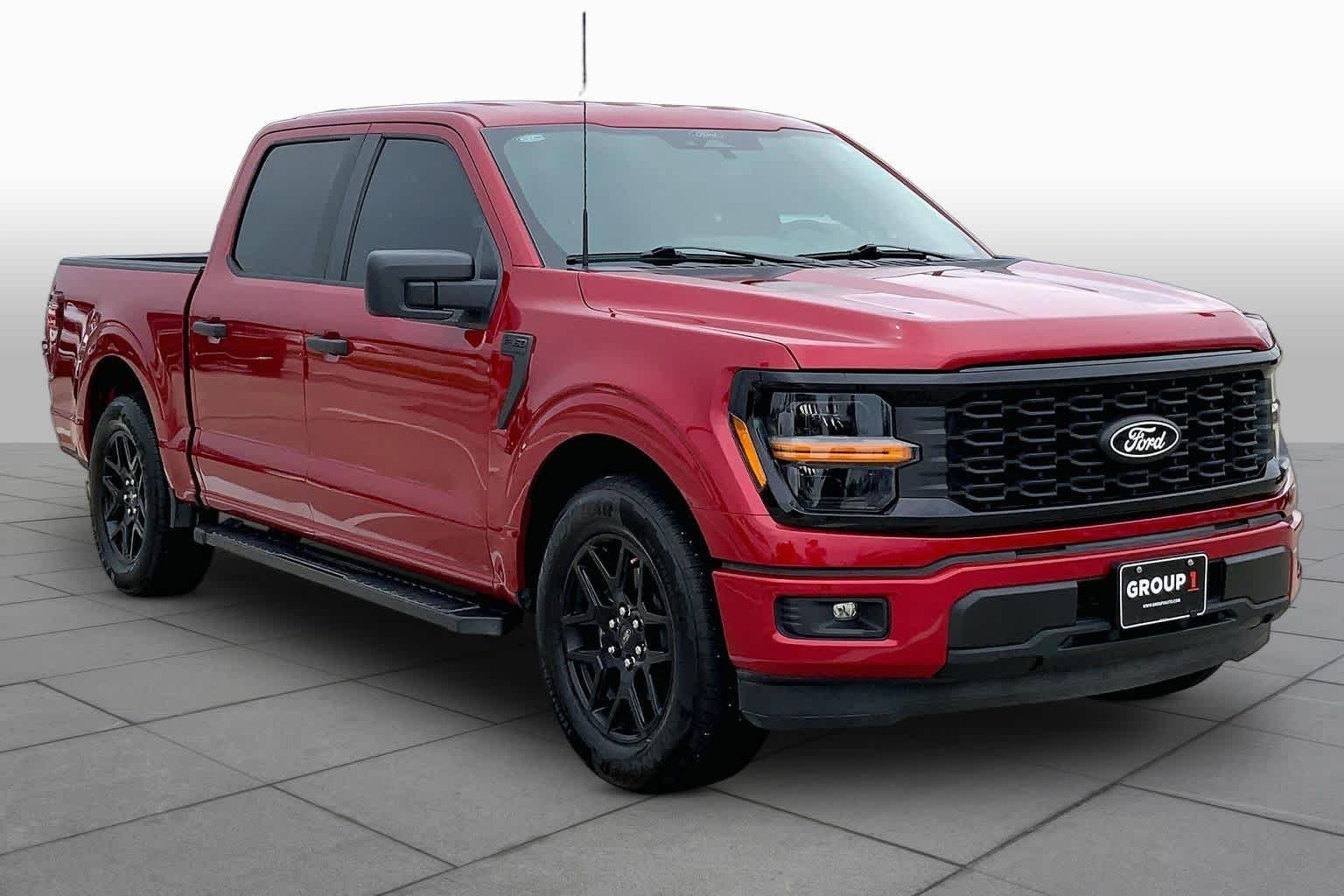 Used 2025 Rapid Red Metallic Tinted Clearcoat Ford STX image 3
