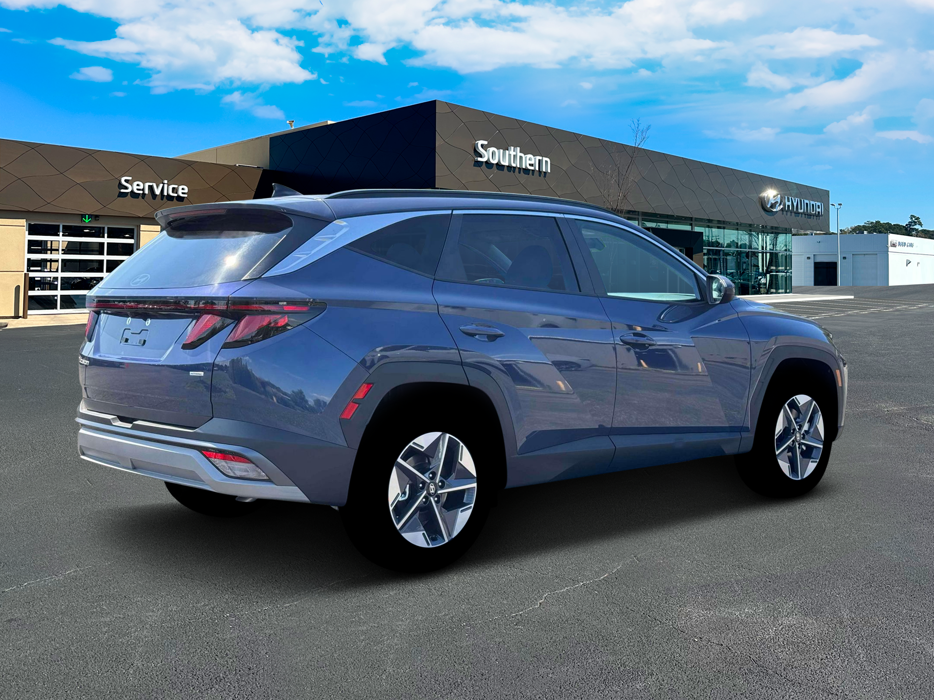 New 2026 Blue Hyundai SEL AWD image 8