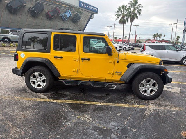Used 2019 Hellayella Clearcoat Jeep Unlimited Sport S image 3