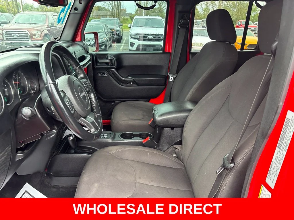 Used 2015 Red Jeep Unlimited Sport image 20