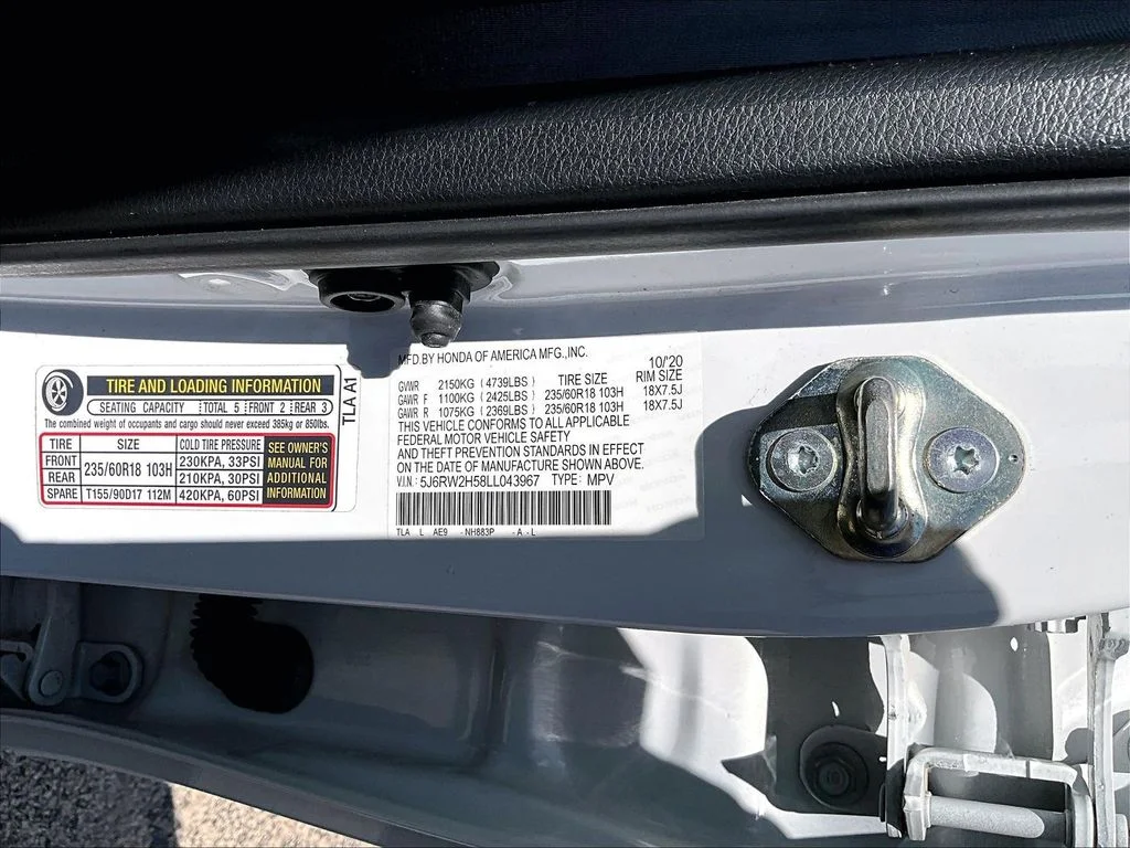Used 2020 White Honda EX image 23