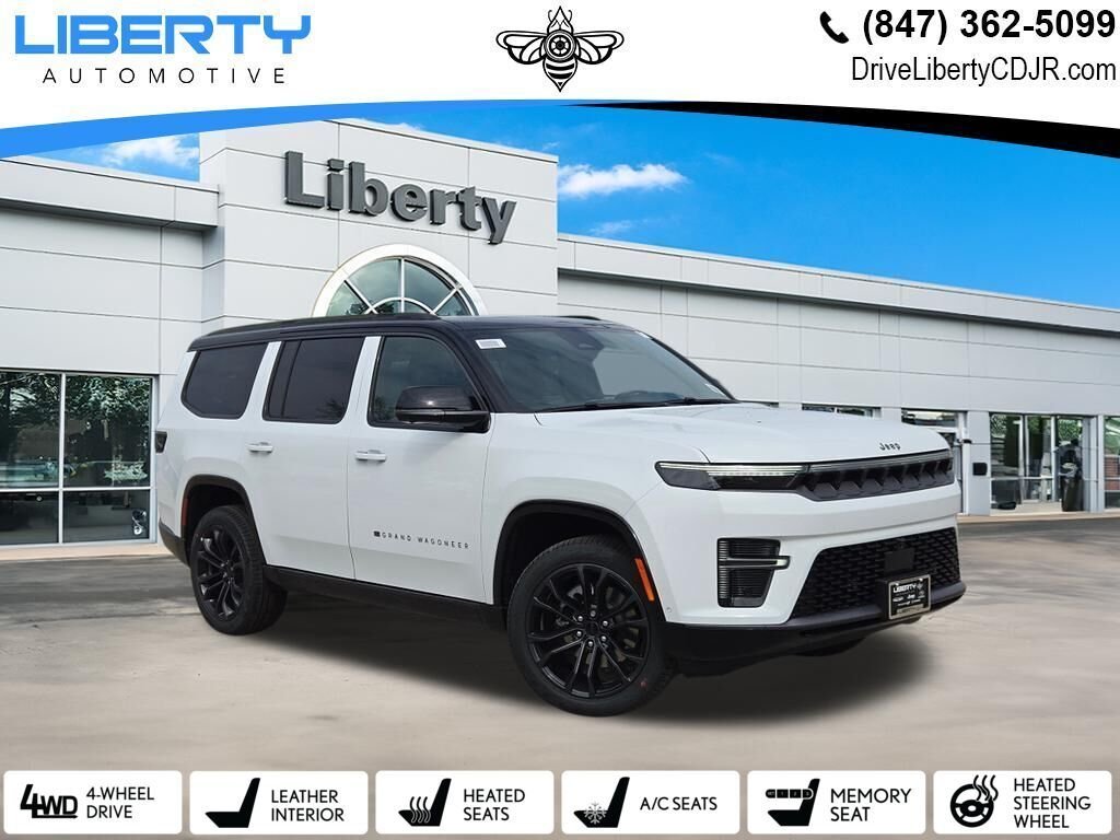 New 2026 Bright White Clear-Coat Exterior Paint Jeep Summit Obsidian image 1