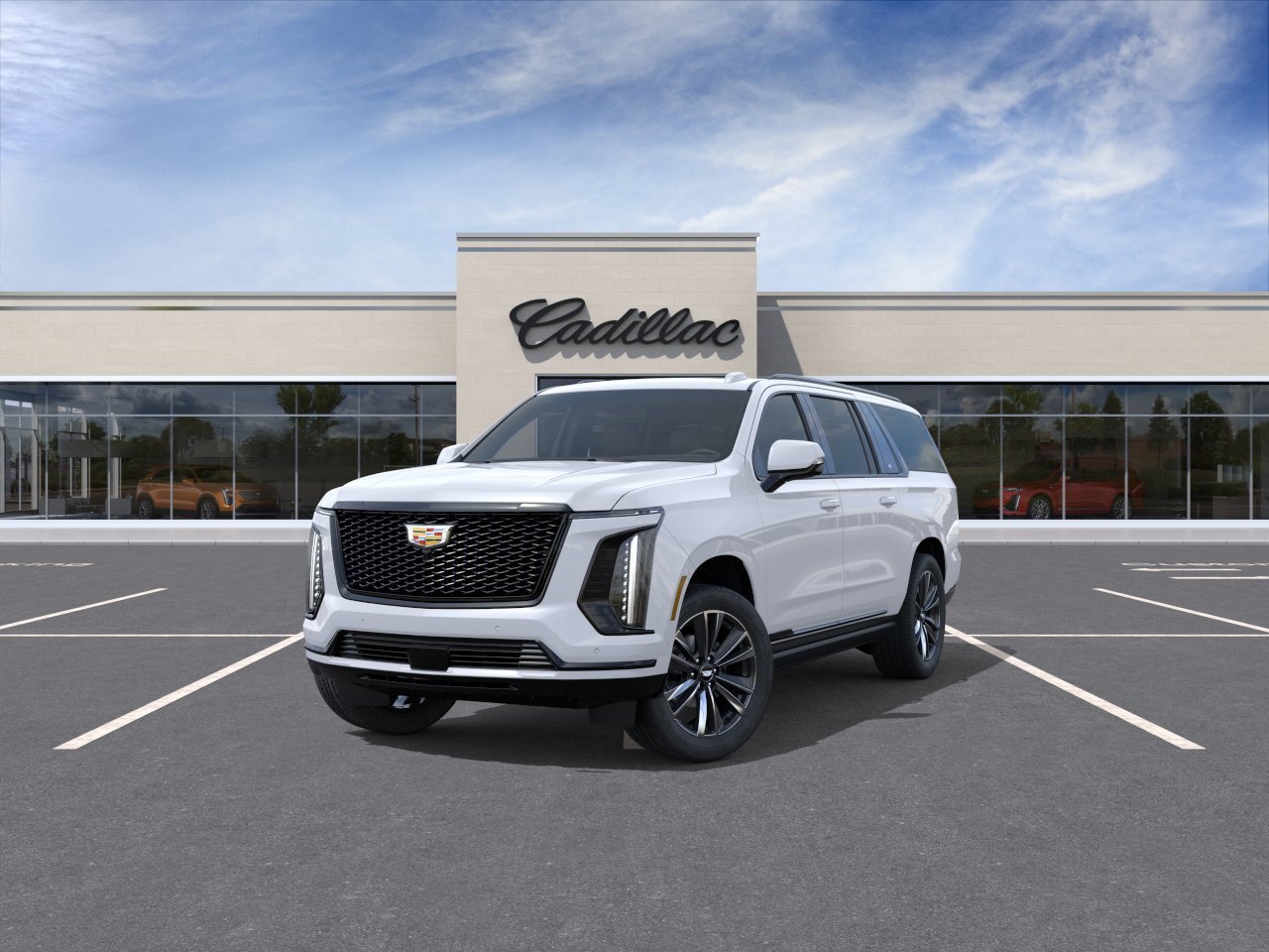 New 2026 Vibrant White Tricoat Cadillac Sport image 8