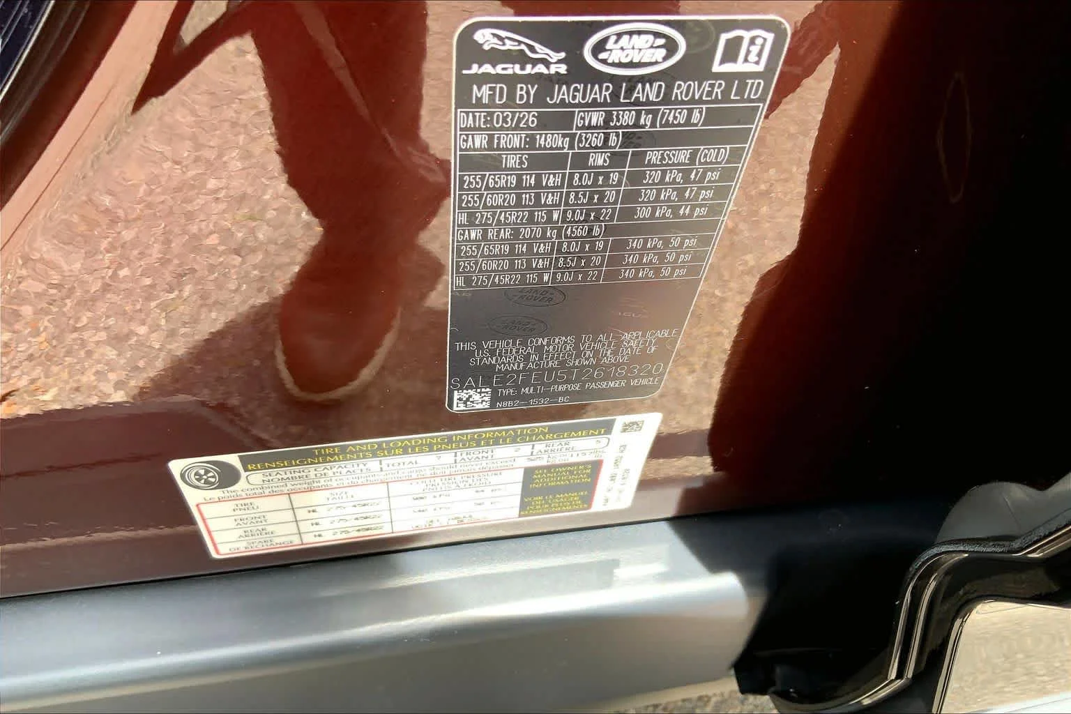 New 2026 Sedona Red Land Rover X-Dynamic SE image 12