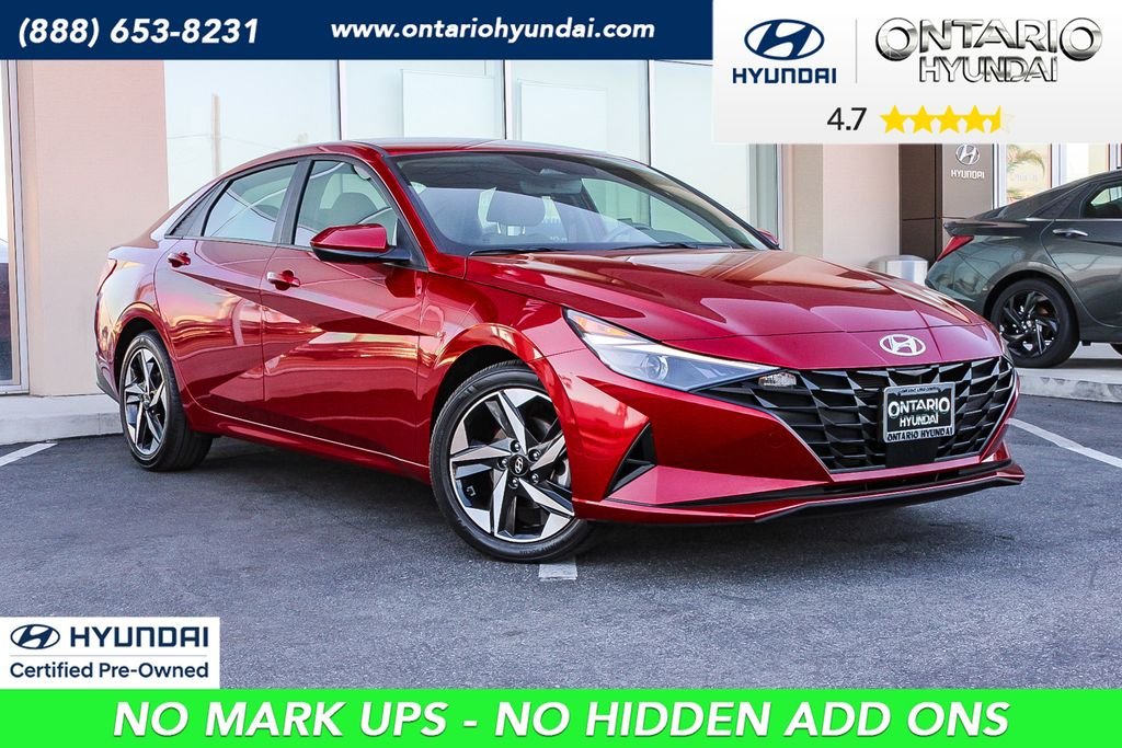 Certified Used 2023 Red Hyundai SEL image 1