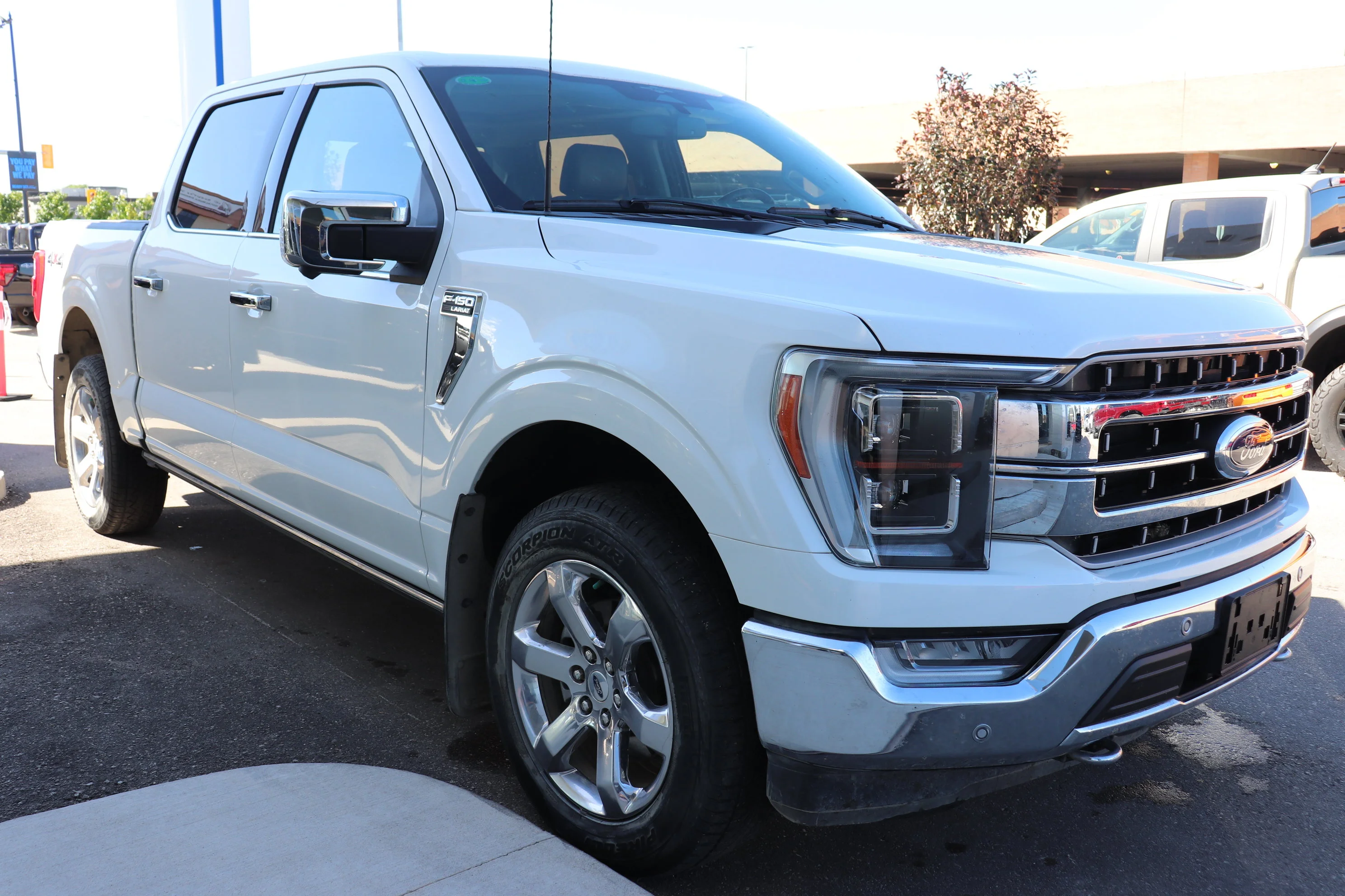 Used 2023 White Ford XL 4WD SuperCrew 5.5