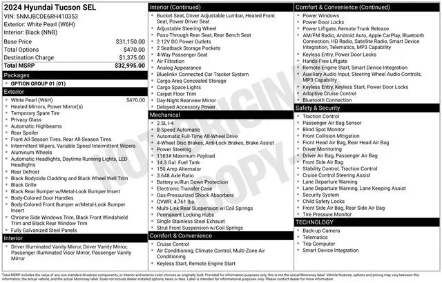 2024 Hyundai Tucson SEL - Photo 32