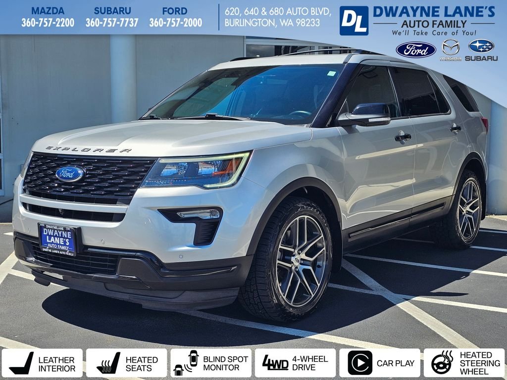 Used 2018 Silver Ford Sport image 1
