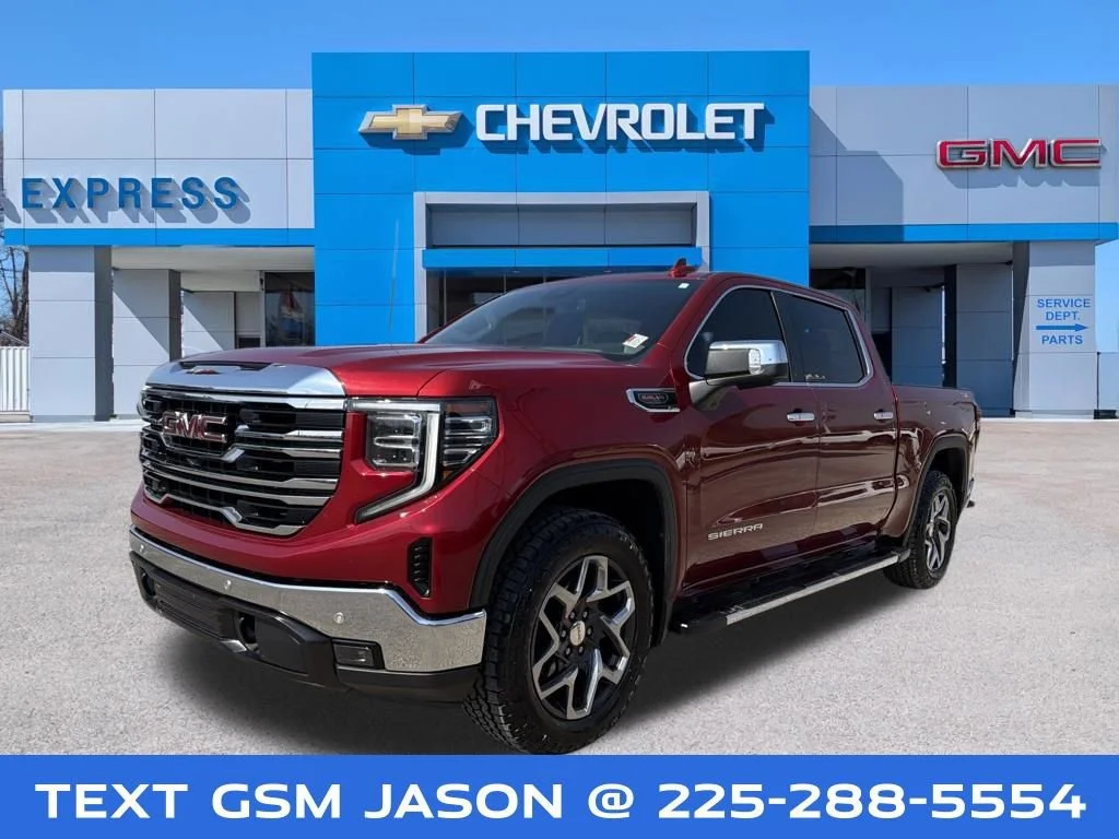 Used 2023 Volcanic Red Tintcoat GMC SLT image 7