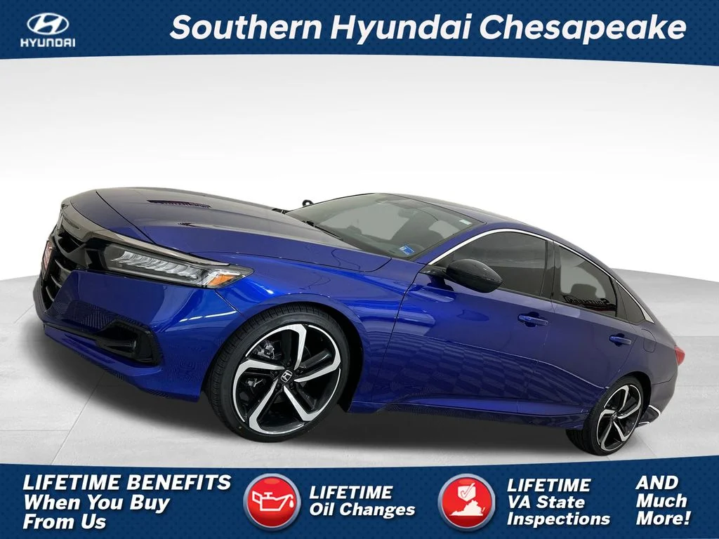 Used 2022 Blue Honda Sport image 1