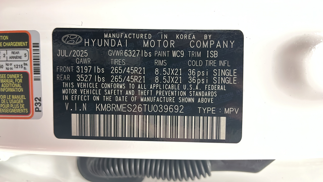 Used 2026 Creamy White Pearl Hyundai Calligraphy image 30