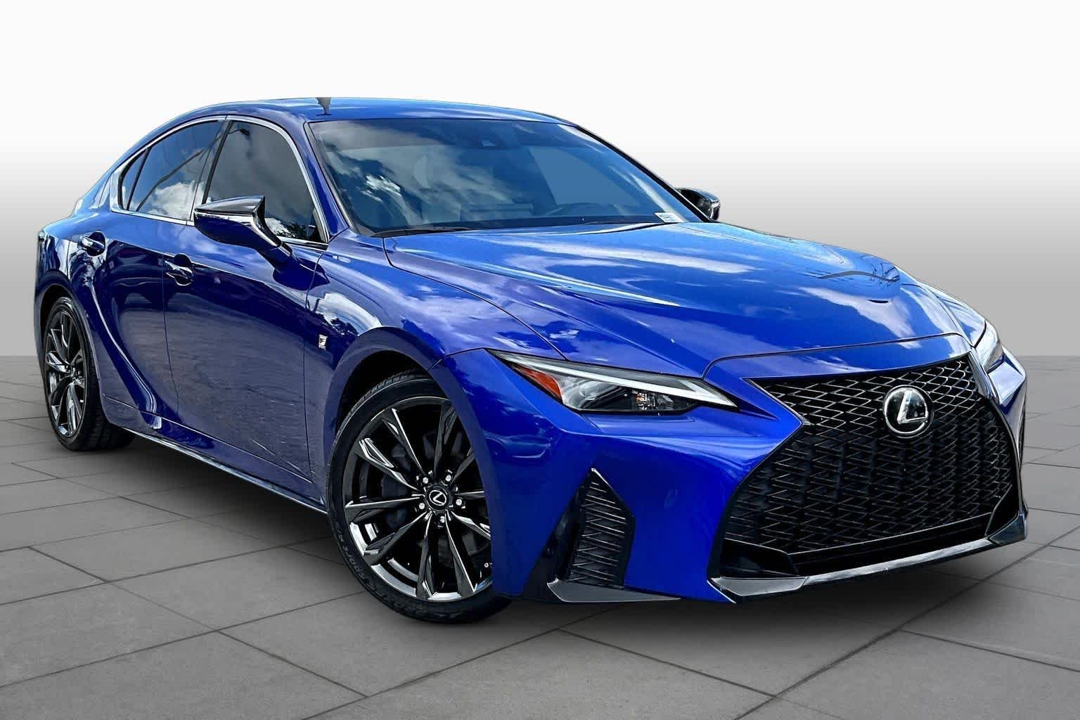Certified Used 2021 Ultrasonic Blue Mica 2.0 Lexus F SPORT image 3