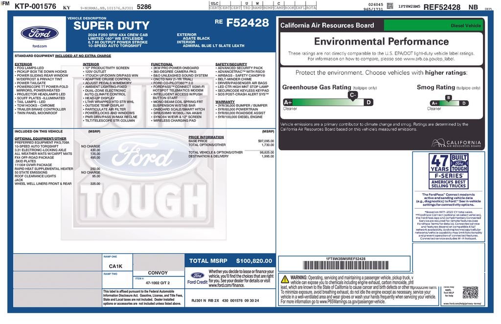 Used 2024 Black Ford Limited image 24