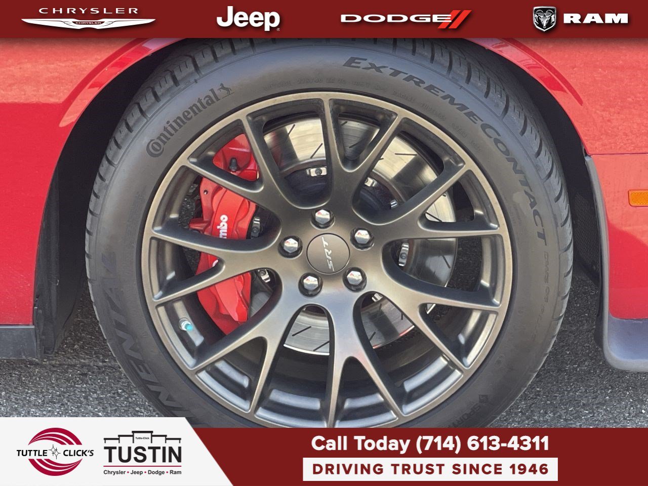 Used 2016 Redline Red Tricoat Pearl Dodge SRT Hellcat image 13