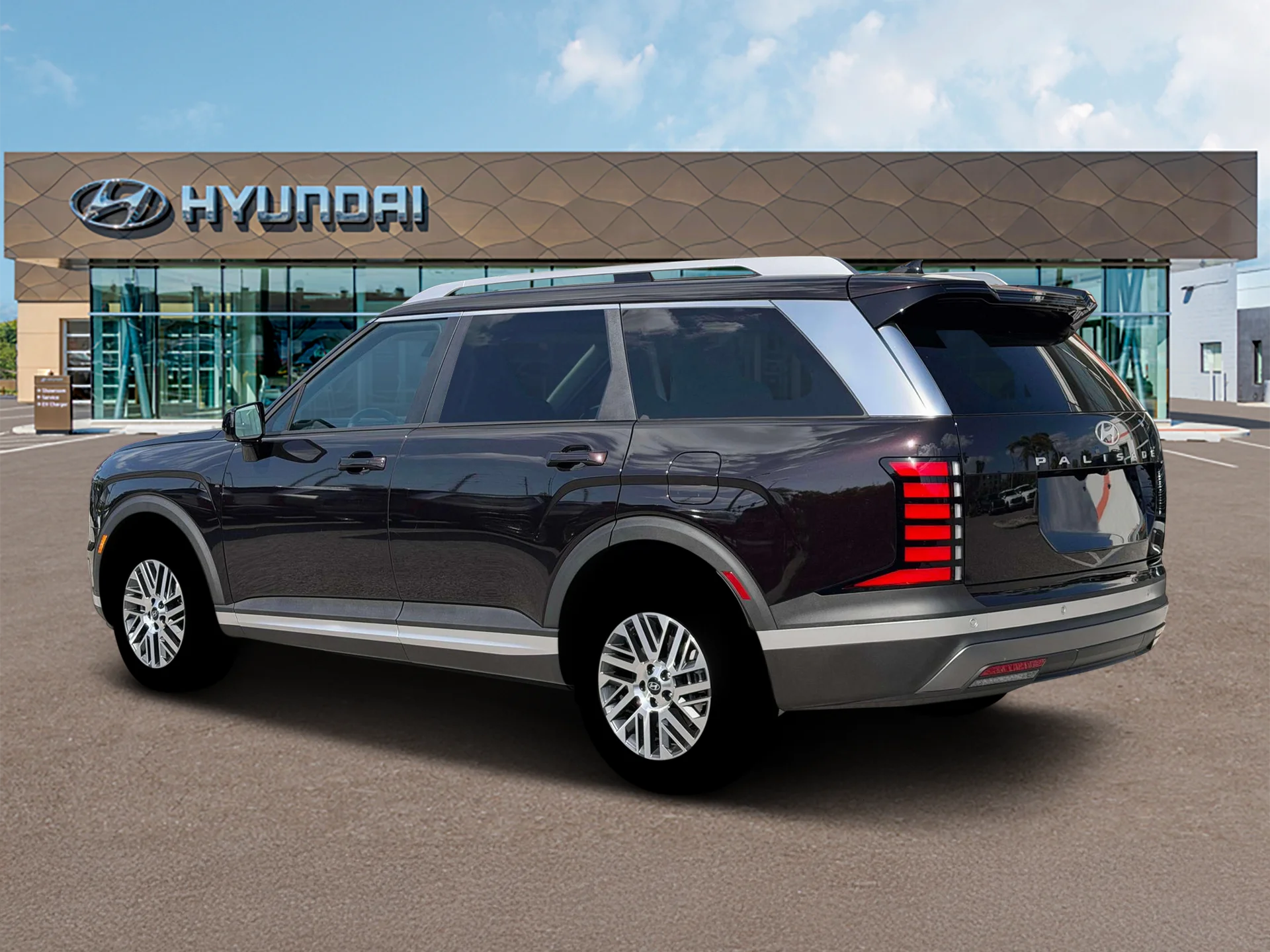 New 2026 Galaxy Maroon Pearl Hyundai SEL image 3