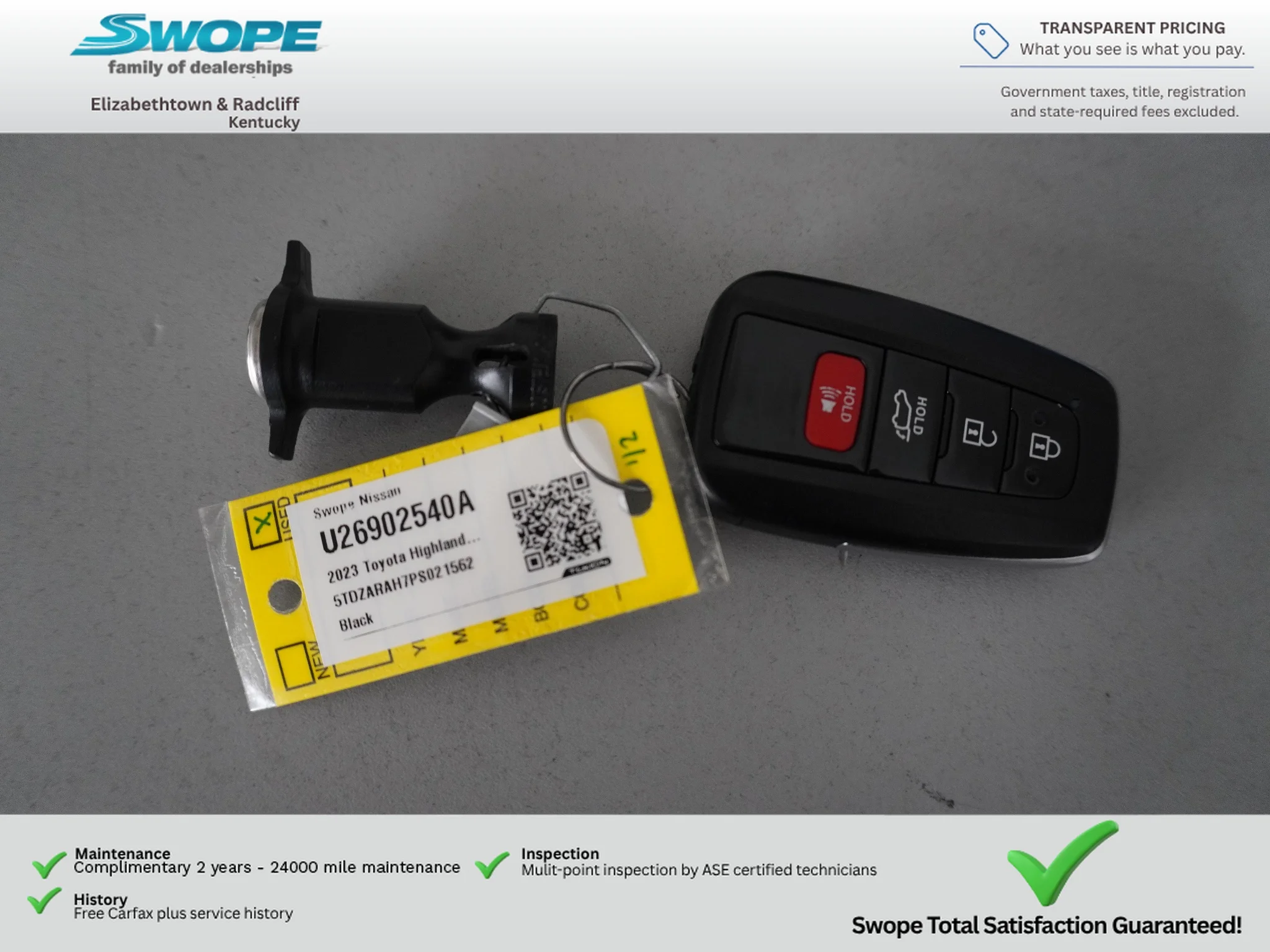 Used 2023 Midnight Black Metallic Toyota Hybrid LE image 32