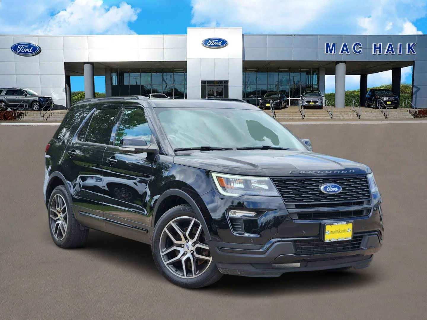 Used 2018 Black Ford Sport image 1