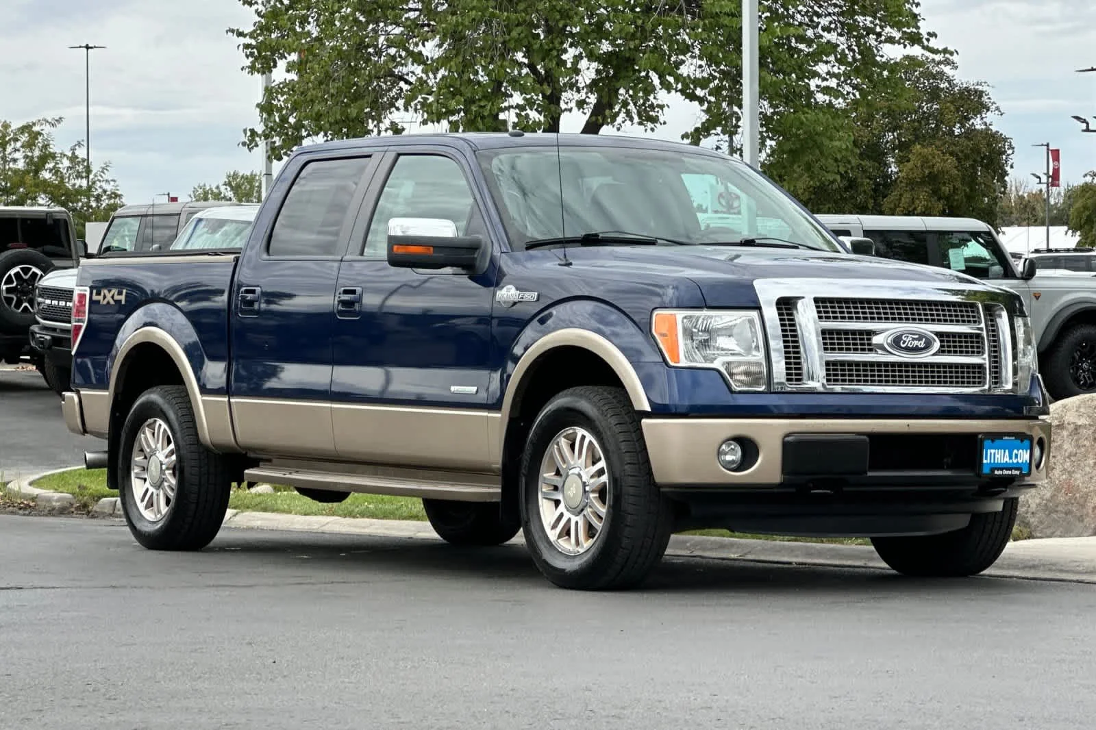Used 2012 Dark Blue Pearl Metallic Ford King Ranch image 9