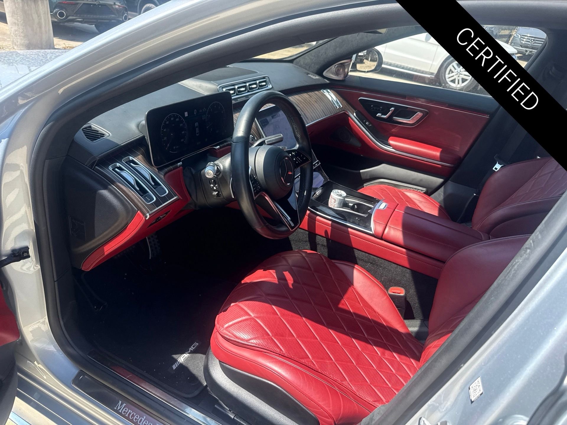 Certified Used 2021 Cirrus Silver Metallic Mercedes-Benz S 580 image 9