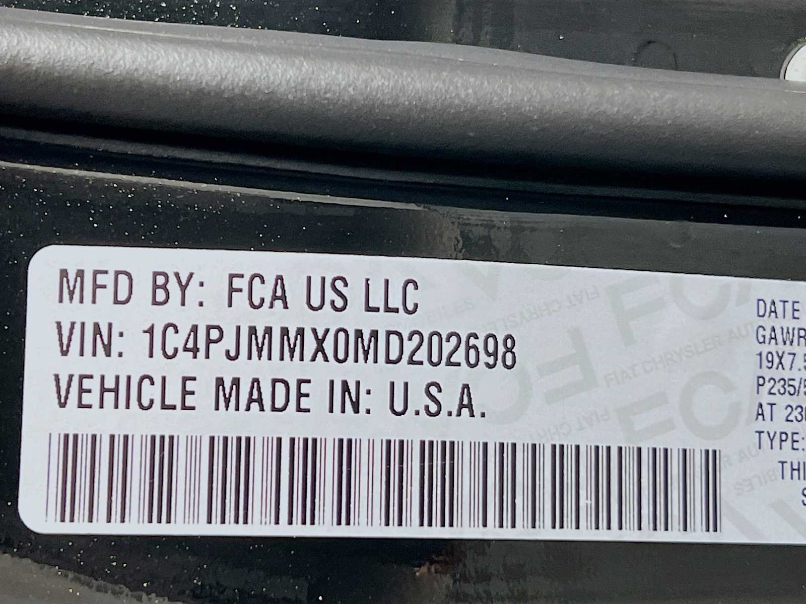 Used 2021 Diamond Black Crystal Pearlcoat Jeep 80th Anniversary image 34