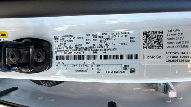 New 2026 Oxford White Ford Lariat® image 36