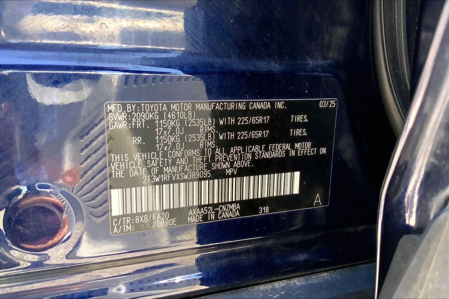 Used 2025 Blueprint Toyota XLE image 68