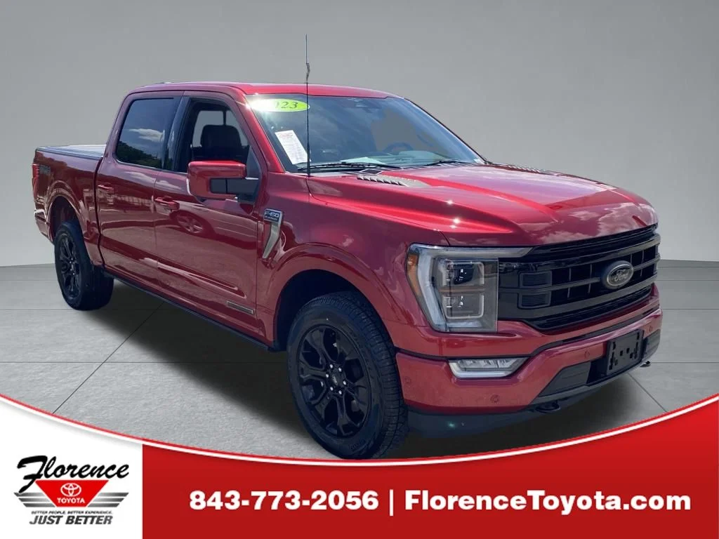 Used 2023 Red Ford Platinum image 1