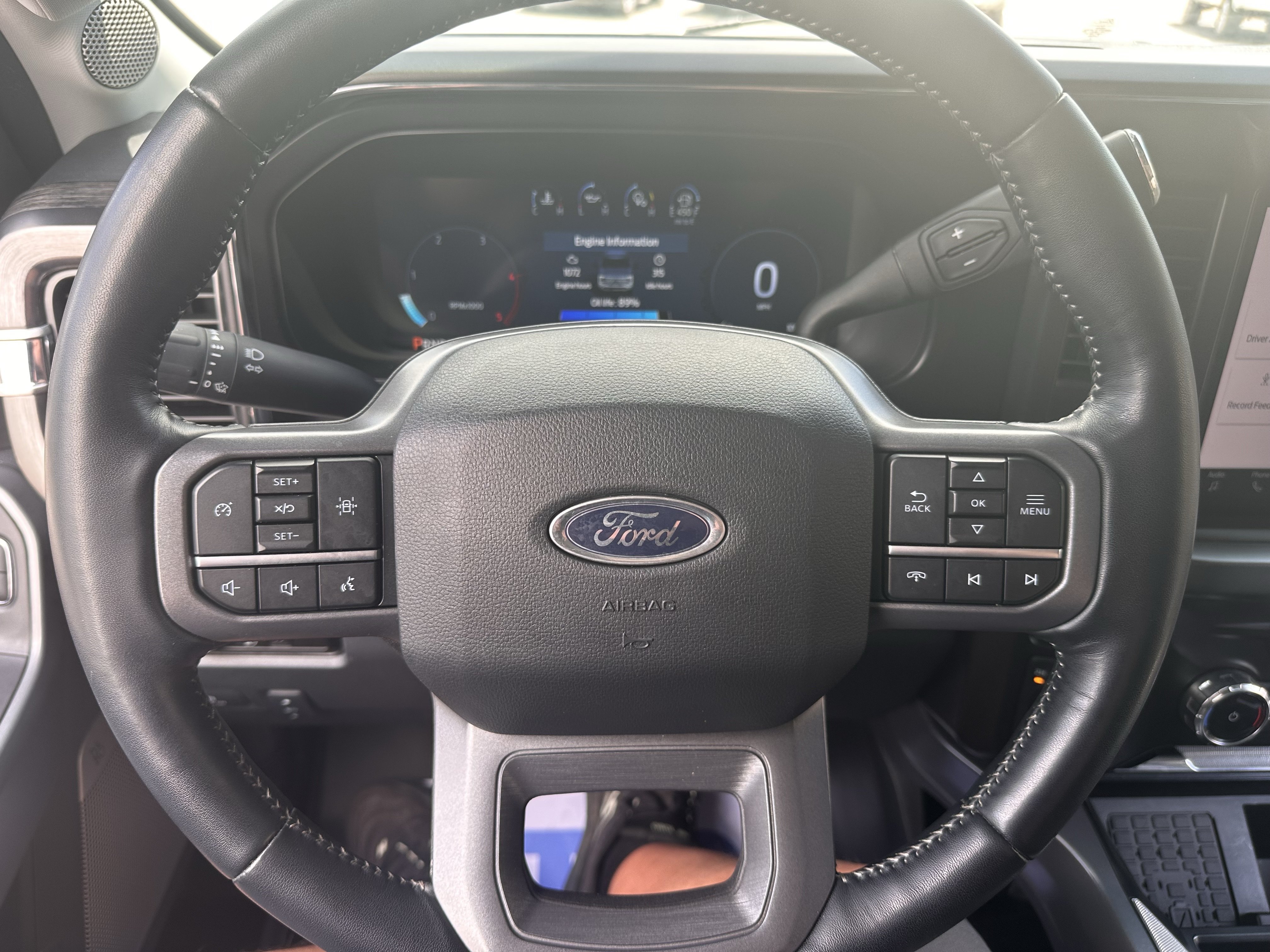 Certified Used 2024 Light Blue Clearcoat Metallic Ford Lariat Tremor image 21