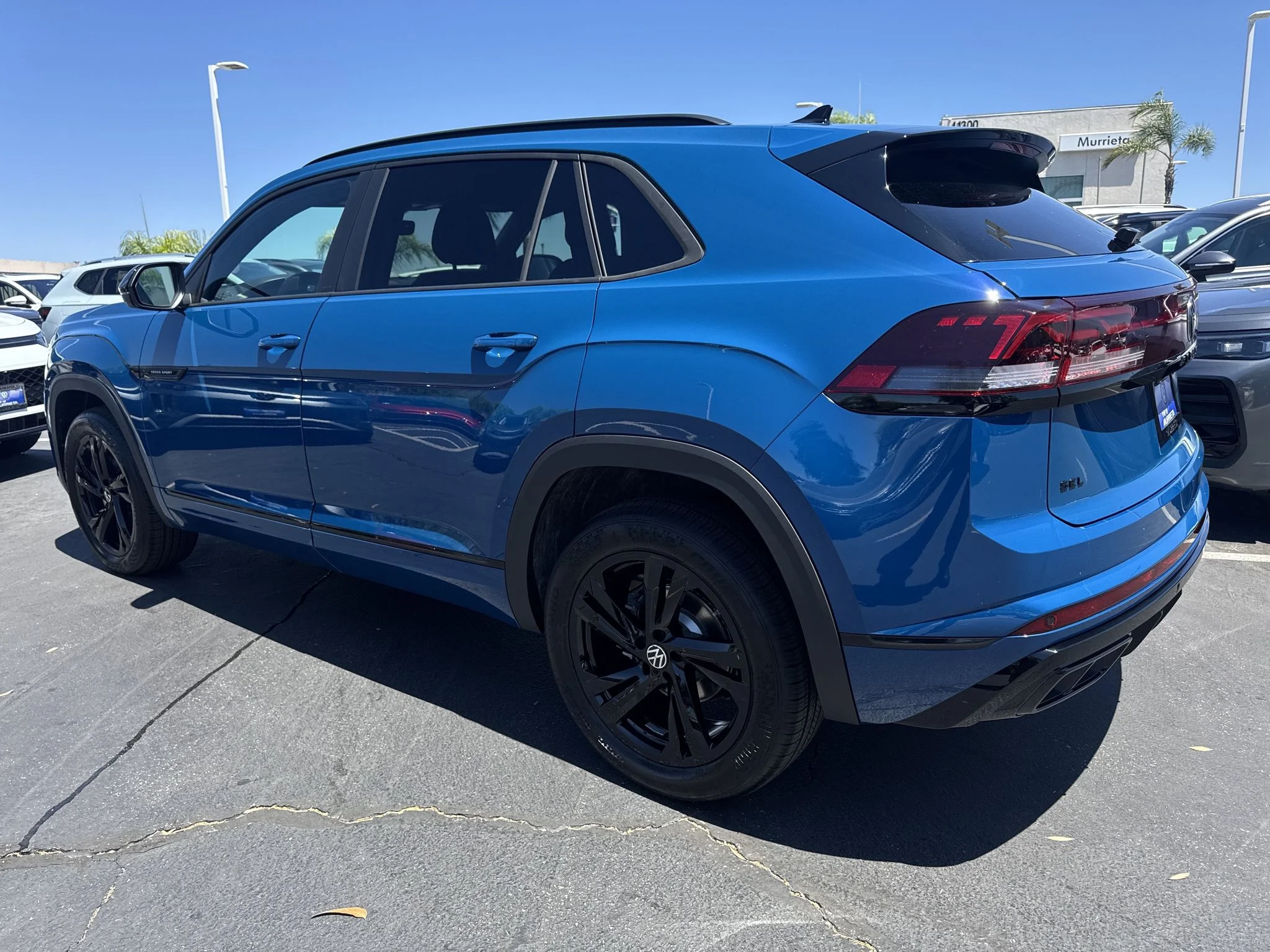 New 2026 Mountain Lake Blue Metallic Volkswagen 2.0T SEL R-Line Black image 5