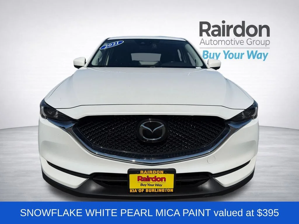 Used 2021 Snowflake White Pearl Mica Mazda Grand Touring image 2
