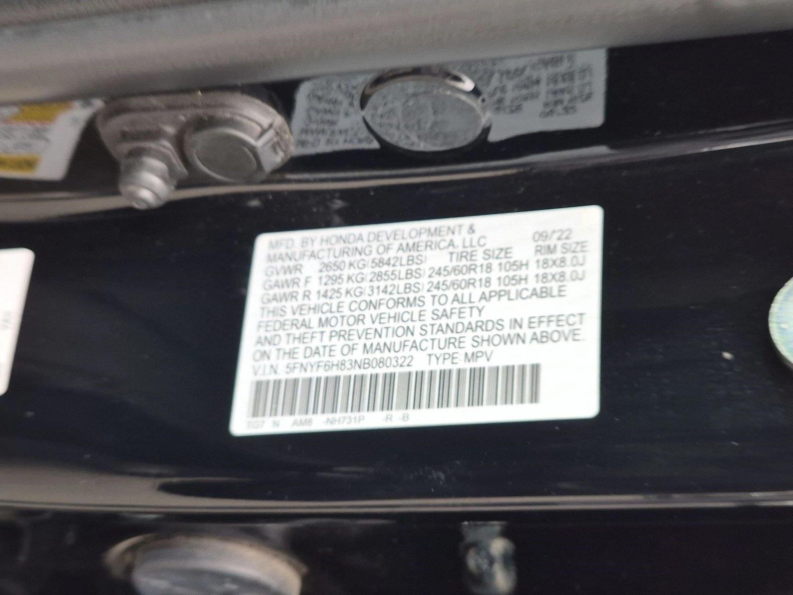 Used 2022 Black Honda TrailSport image 25