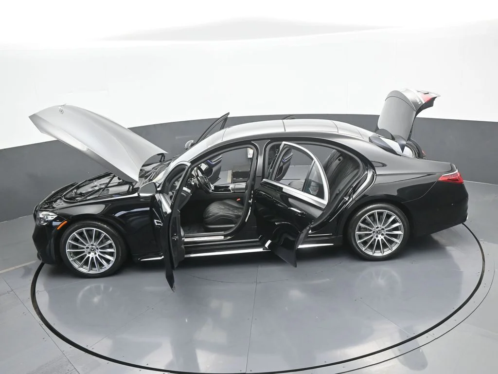 Used 2021 Obsidian Black/designo Diamon White Mercedes-Benz S 580 image 75