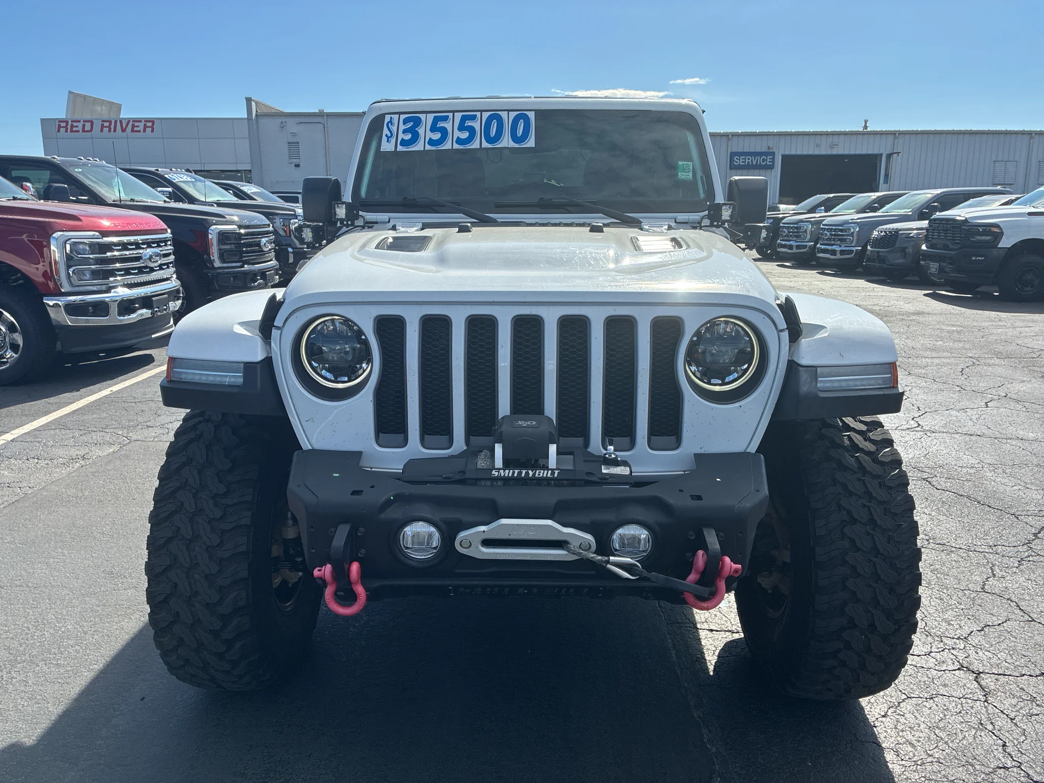 Used 2023 Bright White Clearcoat Jeep Rubicon image 2