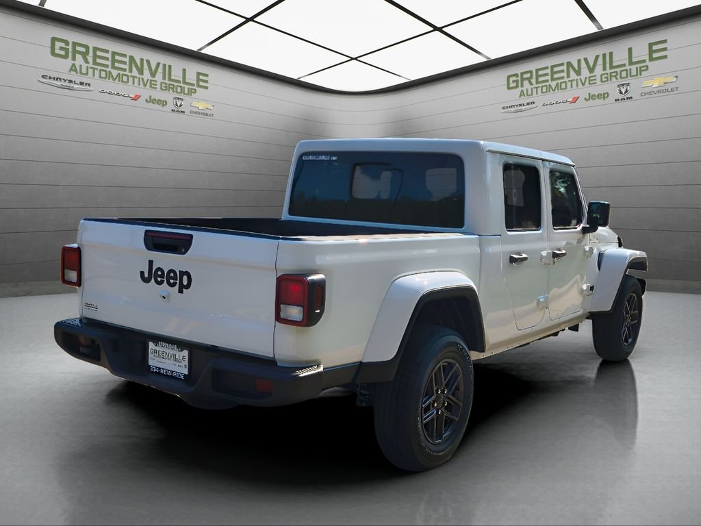 New 2025 Bright White Clear-Coat Exterior Paint Jeep Sport S Dark Sky Edition image 9