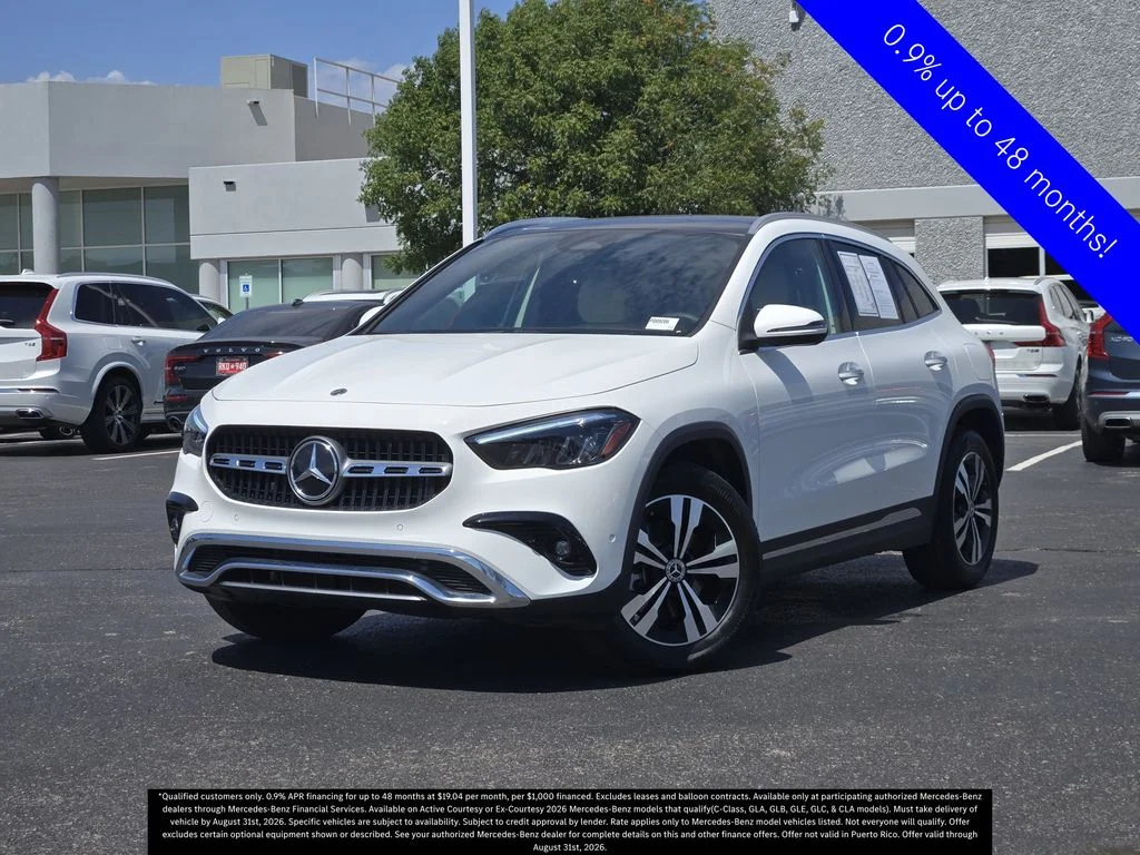 Certified Used 2026 Polar White Mercedes-Benz GLA 250 image 1