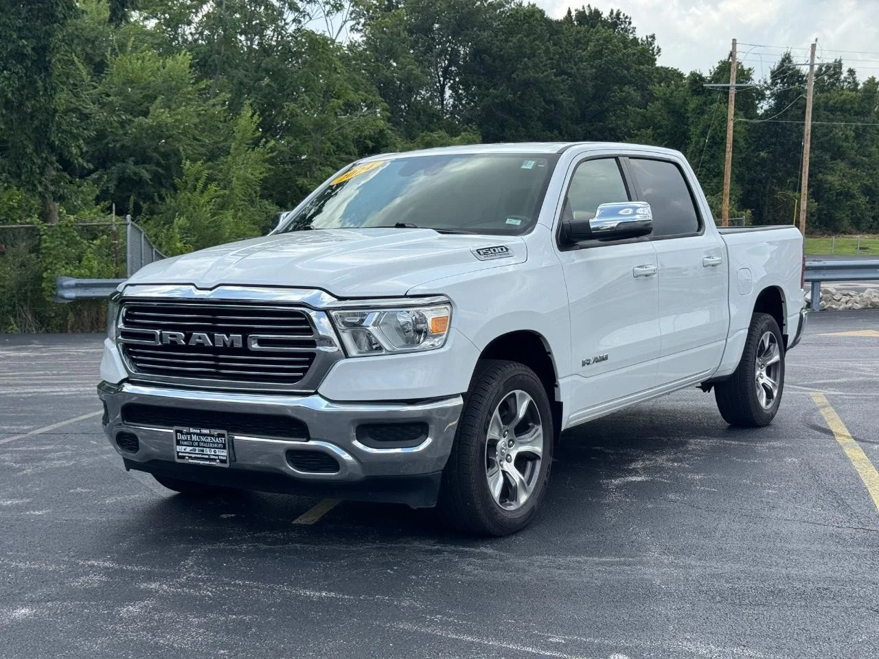 Used 2024 Bright White Clear Coat Ram Laramie image 9