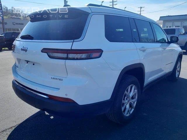 Used 2021 Bright White Clearcoat Jeep Limited image 8