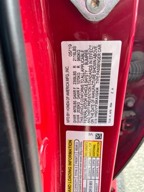Used 2019  Honda Sport image 13