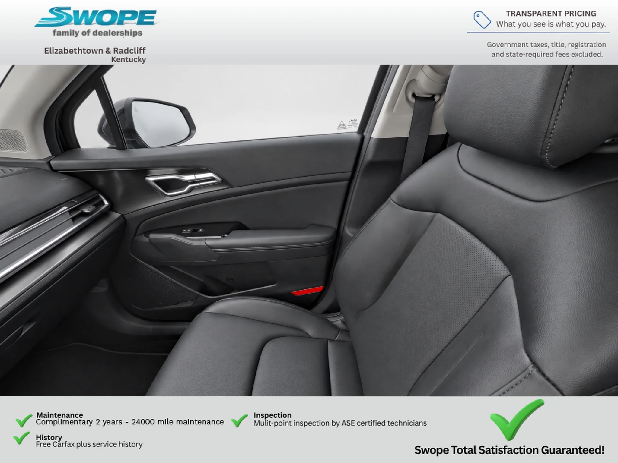 Used 2023 Ebony Black Kia EX image 10