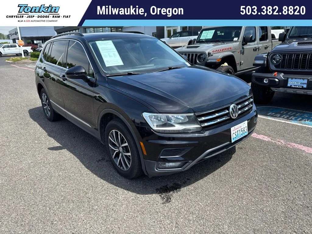 Used 2018 Deep Black Pearl Metallic Volkswagen  image 1