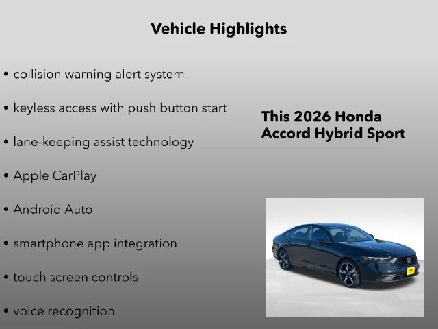 New 2026 Crystal Black Pearl Honda Sport image 10
