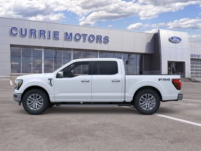 New 2026 Star White Metallic Tri-Coat Ford Lariat image 3