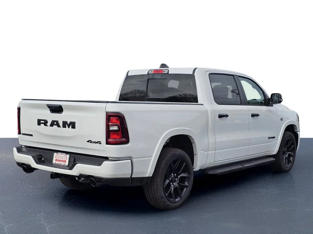 New 2026 Bright White Clear-Coat Exterior Paint RAM Laramie image 8