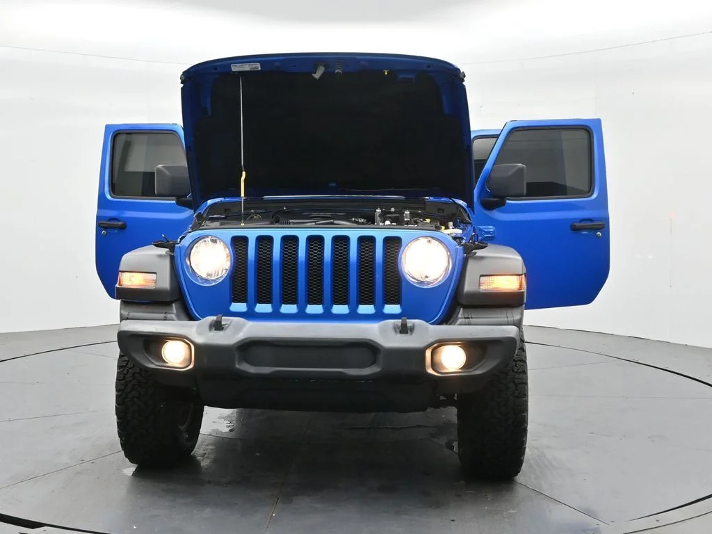 Used 2021 Blue Jeep Unlimited Sport S image 40