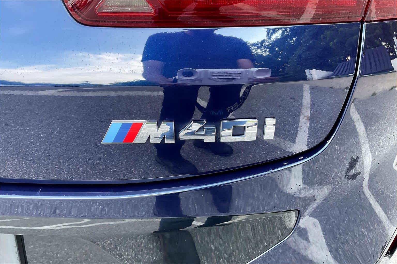 Used 2022 Tanzanite Blue II Metallic BMW M40i image 9