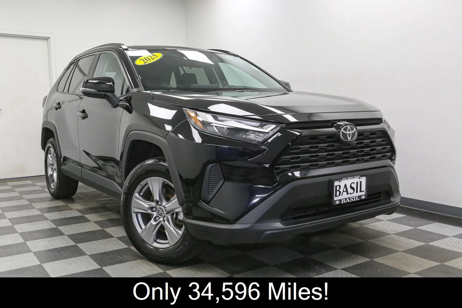 Used 2025 Midnight Black Metallic TOYOTA  image 2
