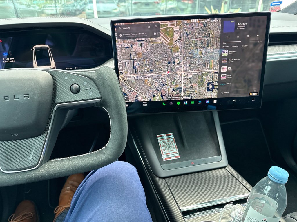 Used 2024 White Tesla Plaid image 4