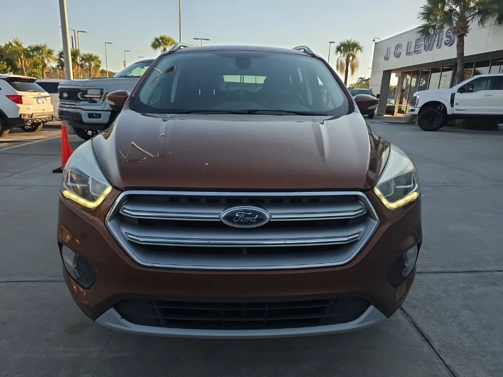 Used 2017 Red Ford Titanium image 2