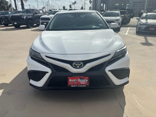 Used 2021 White Toyota SE image 2
